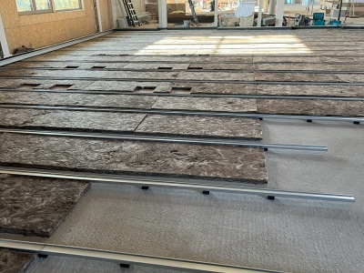 IGVO Delft - Stravifloor Deck - eerste dag montage 